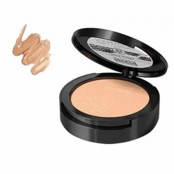 Fond de teint compact 2 en 1 miel - 10g- Lavera